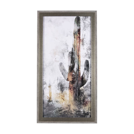 Saguaro Forest 32 by Scott Brems a Hand Embellished Textured Framed Art Print by Mercana at Eve Furniture