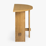 Saguaro Oak Demi-Lune Console by Co.House Designs at Eve Furniture