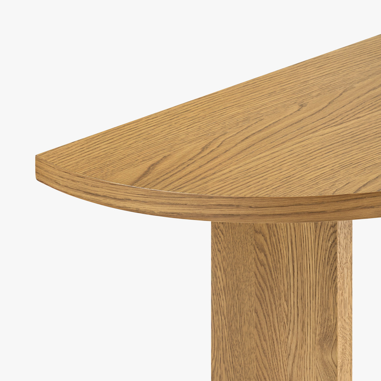 Saguaro Oak Demi-Lune Console by Co.House Designs at Eve Furniture