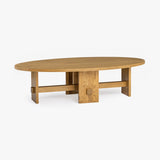 Saguaro Oval Oak Coffee Table by Co.House Designs at Eve Furniture