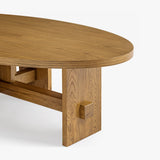 Saguaro Oval Oak Coffee Table by Co.House Designs at Eve Furniture