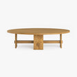 Saguaro Oval Oak Coffee Table by Co.House Designs at Eve Furniture