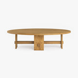 Saguaro Oval Oak Coffee Table by Co.House Designs at Eve Furniture