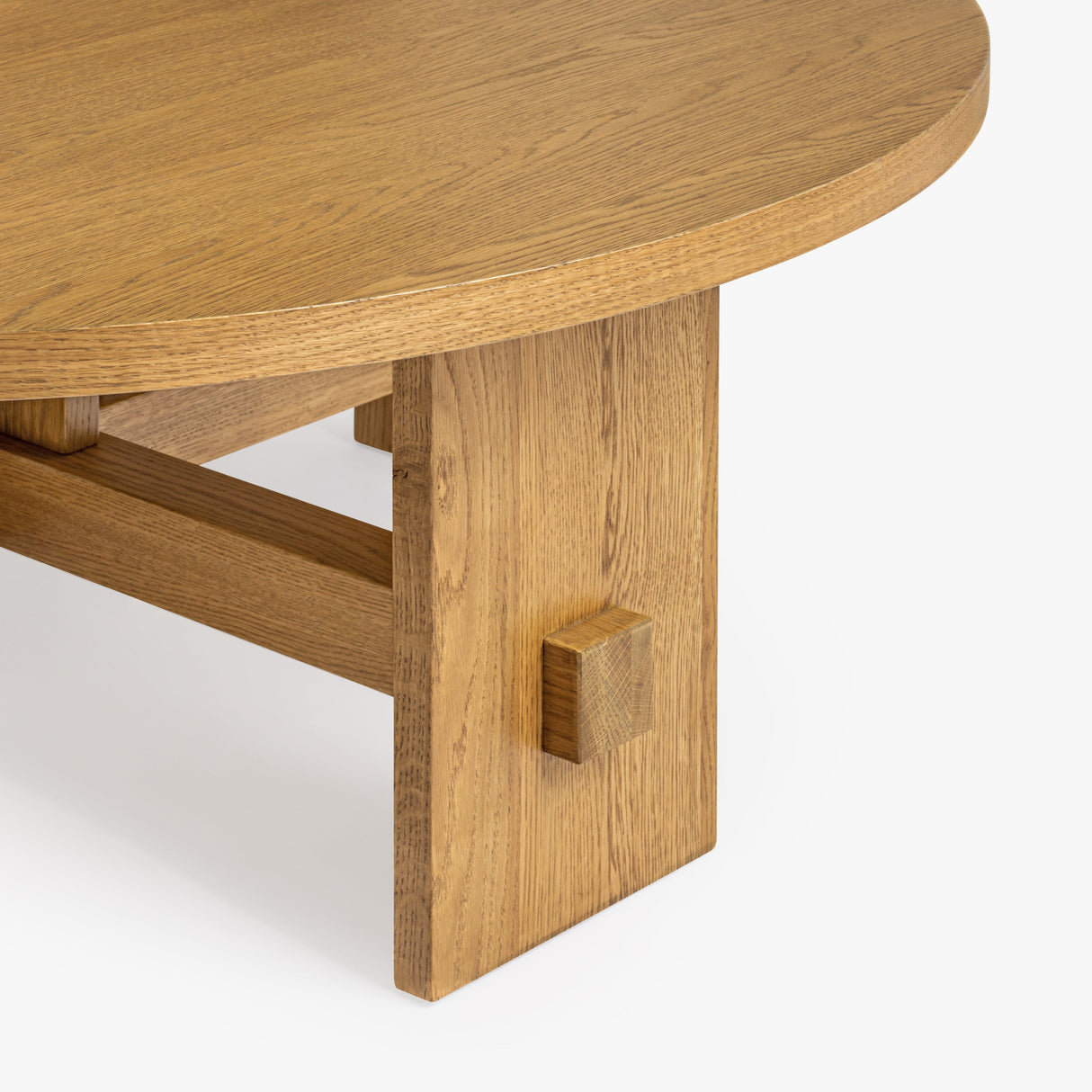 Saguaro Round Oak Coffee Table by Co.House Designs at Eve Furniture