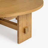 Saguaro Round Oak Coffee Table by Co.House Designs at Eve Furniture