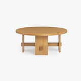 Saguaro Round Oak Coffee Table by Co.House Designs at Eve Furniture