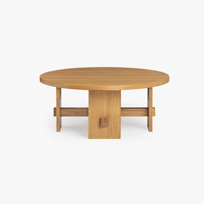 Saguaro Round Oak Coffee Table by Co.House Designs at Eve Furniture
