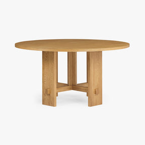 Saguaro Round Oak Dining Table by Co.House Designs at Eve Furniture