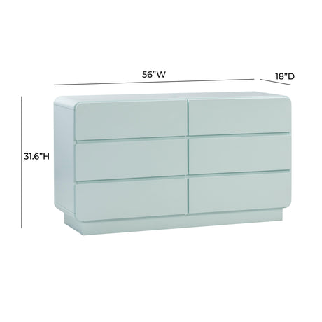 Sagura 6-Drawer Dresser by TOV Furniture at Eve Furniture