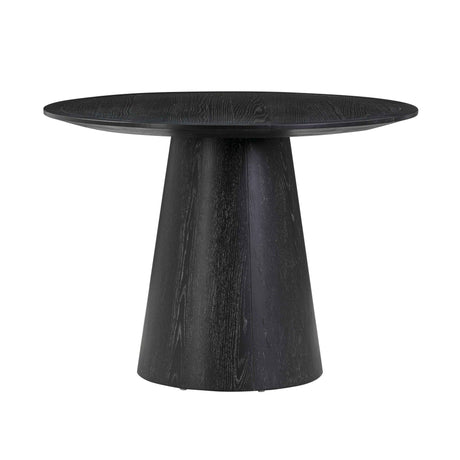 Sahara Round Oak Dining Table (41"-60") by TOV Furniture at Eve Furniture