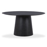 Sahara Round Oak Dining Table (41"-60") by TOV Furniture at Eve Furniture