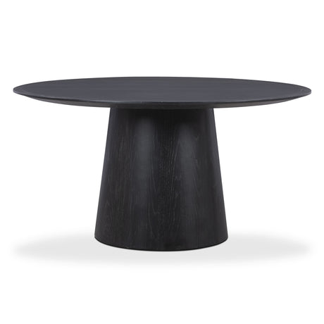 Sahara Round Oak Dining Table (41"-60") by TOV Furniture at Eve Furniture