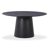 Sahara Round Oak Dining Table (41"-60") by TOV Furniture at Eve Furniture