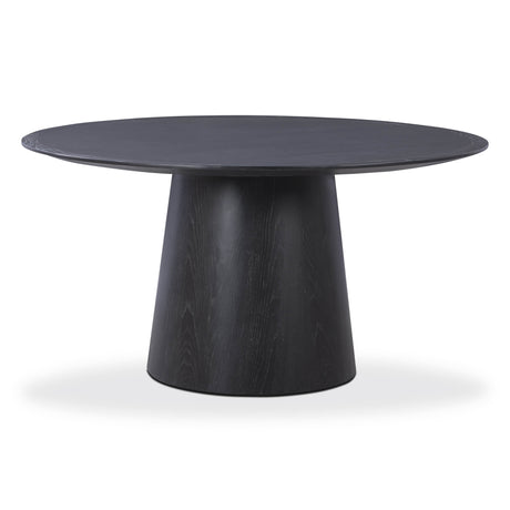 Sahara Round Oak Dining Table (41"-60") by TOV Furniture at Eve Furniture