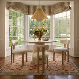 Sahara Round Oak Dining Table (41"-60") by TOV Furniture at Eve Furniture