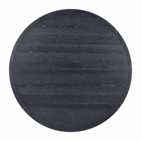 Sahara Round Oak Dining Table (41"-60") by TOV Furniture at Eve Furniture