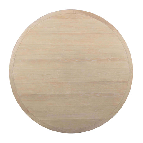 Sahara Round Oak Dining Table (41"-60") by TOV Furniture at Eve Furniture
