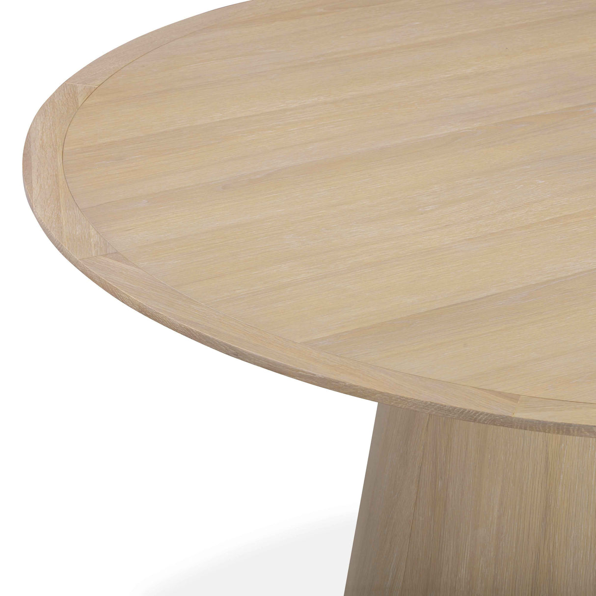 Sahara Round Oak Dining Table (41"-60") by TOV Furniture at Eve Furniture