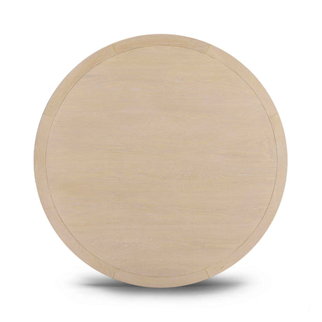 Sahara Round Oak Dining Table (41"-60") by TOV Furniture at Eve Furniture