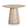 Sahara Round Oak Dining Table (41"-60") by TOV Furniture at Eve Furniture