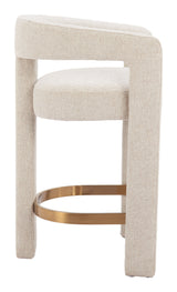 Saiko Beige Barstool by Zuomod at Eve Furniture