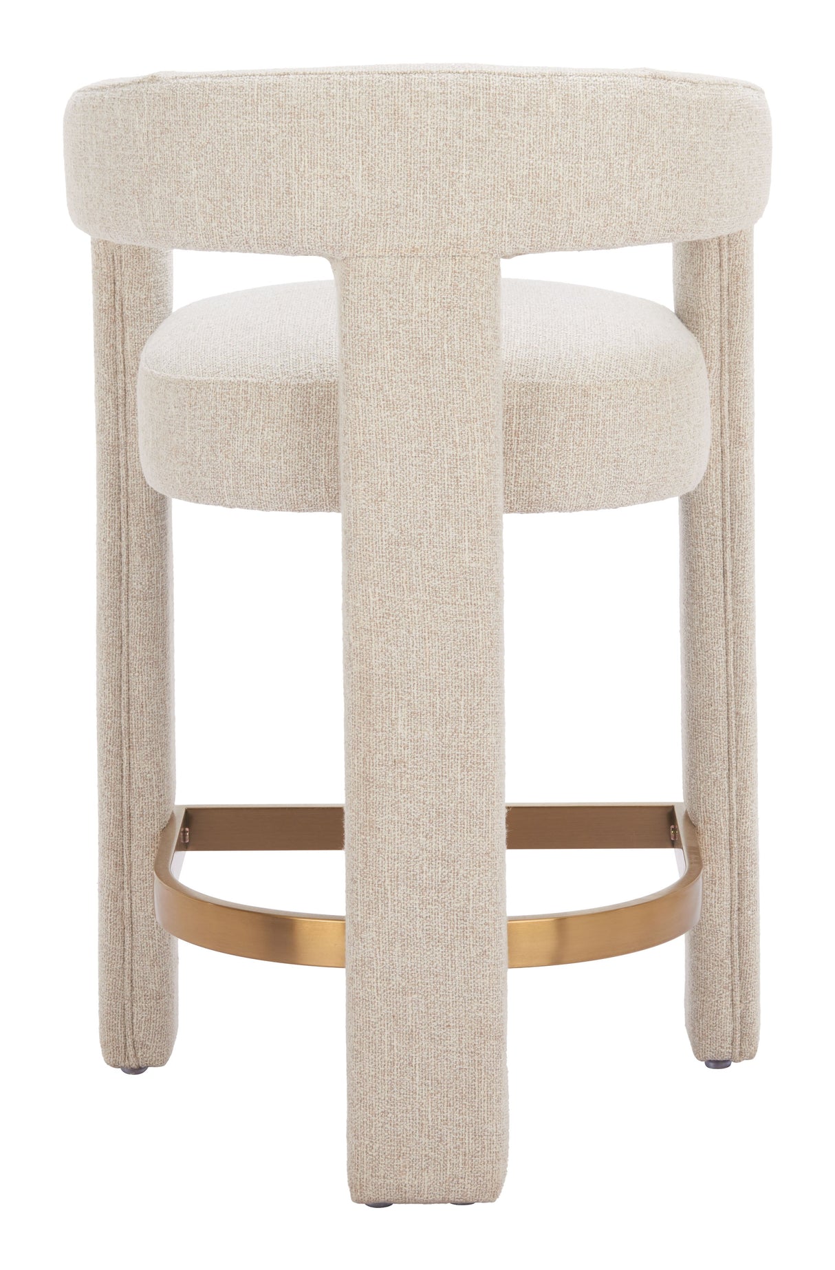 Saiko Beige Barstool by Zuomod at Eve Furniture