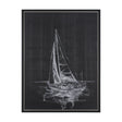 Sail Away I by Mercana Studio a Hand Embellished Textured Framed Canvas by Mercana at Eve Furniture