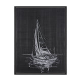 Sail Away I by Mercana Studio a Hand Embellished Textured Framed Canvas by Mercana at Eve Furniture