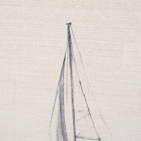 Sail Away II by Mercana Studio a Hand Embellished Framed Art Print Matted under Glass by Mercana at Eve Furniture