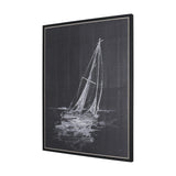 Sail Away II by Mercana Studio a Hand Embellished Textured Framed Canvas by Mercana at Eve Furniture