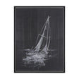 Sail Away II by Mercana Studio a Hand Embellished Textured Framed Canvas by Mercana at Eve Furniture
