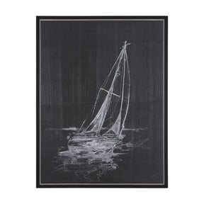Sail Away II by Mercana Studio a Hand Embellished Textured Framed Canvas by Mercana at Eve Furniture