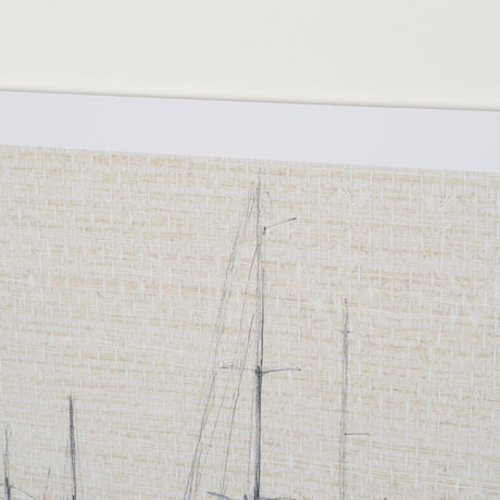 Sail Away IV by Mercana Studio a Hand Embellished Framed Art Print Matted under Glass by Mercana at Eve Furniture