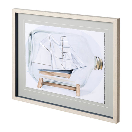 Sail the Seas I by Jennifer Paxton Parker a Framed Art Print Matted under Glass by Mercana at Eve Furniture