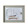 Sail the Seas I by Jennifer Paxton Parker a Framed Art Print Matted under Glass by Mercana at Eve Furniture