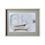 Sail the Seas I by Jennifer Paxton Parker a Framed Art Print Matted under Glass by Mercana at Eve Furniture