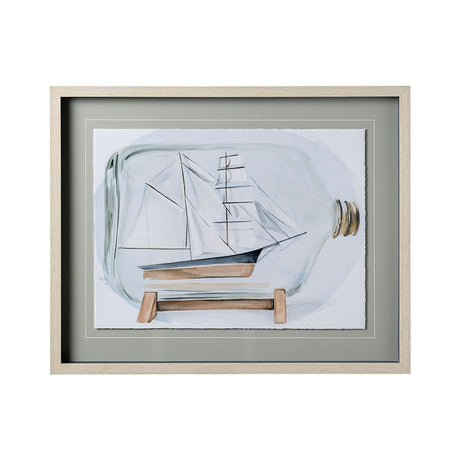 Sail the Seas I by Jennifer Paxton Parker a Framed Art Print Matted under Glass by Mercana at Eve Furniture