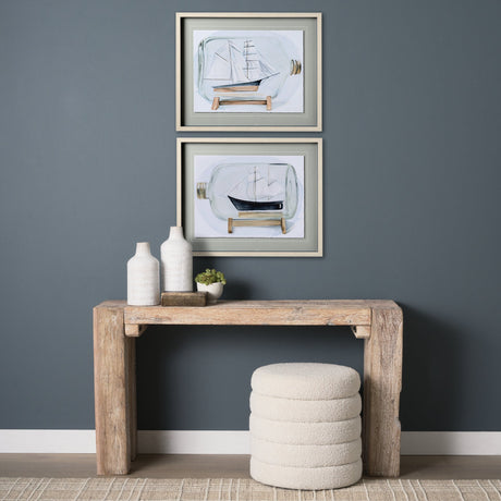 Sail the Seas II by Jennifer Paxton Parker a Framed Art Print Matted under Glass by Mercana at Eve Furniture