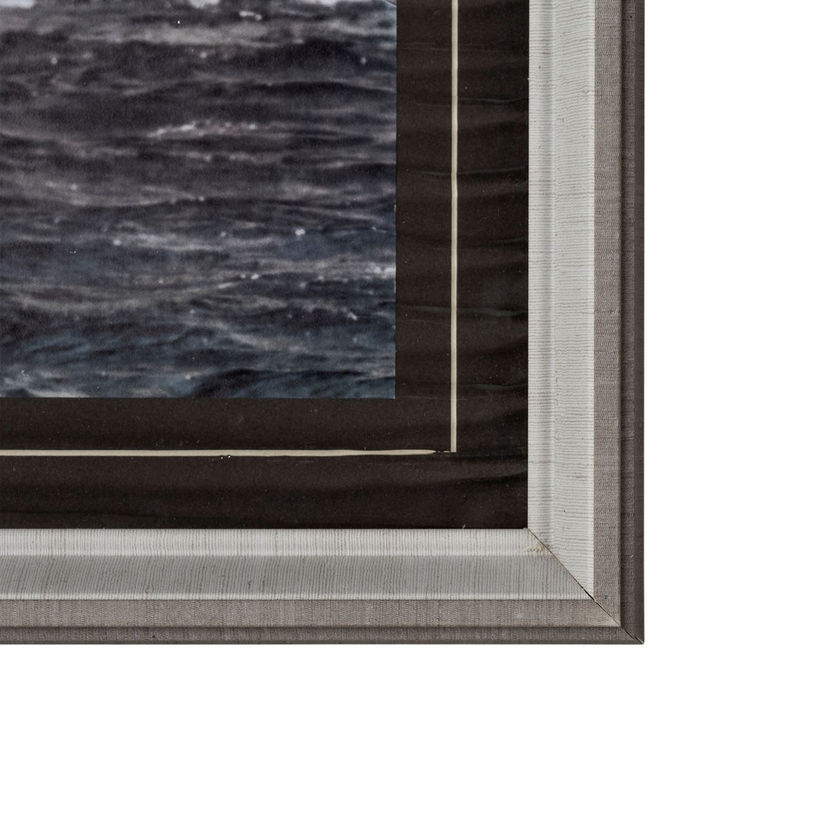 Sailing South by Jorge Llovet a Hand Embellished Textured Framed Photo Art Print Matted under Glass by Mercana at Eve Furniture
