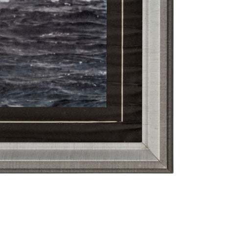 Sailing South by Jorge Llovet a Hand Embellished Textured Framed Photo Art Print Matted under Glass by Mercana at Eve Furniture