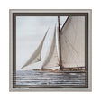 Sailing South by Jorge Llovet a Hand Embellished Textured Framed Photo Art Print Matted under Glass by Mercana at Eve Furniture