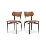 Sailor Brown Dining Chair (Set of 2) by MOES at Eve Furniture