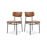 Sailor Brown Dining Chair (Set of 2) by Moe's Home at Eve Furniture