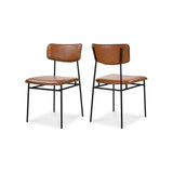 Sailor Brown Dining Chair (Set of 2) by Moe's Home at Eve Furniture
