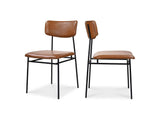 Sailor Brown Dining Chair (Set of 2) by Moe's Home at Eve Furniture