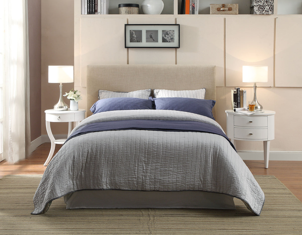 Saint Pierre Upholstered Headboard in Toast Linen by Modus Furniture at Eve Furniture