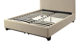 Saint Pierre Upholstered Platform Storage Bed in Toast Linen by Modus Furniture at Eve Furniture