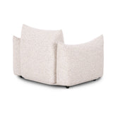 Saint Tropez Nubby Fabric Armchair in Sand by TOV Furniture at Eve Furniture