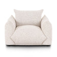 Saint Tropez Nubby Fabric Armchair in Sand by TOV Furniture at Eve Furniture