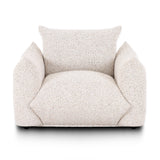 Saint Tropez Nubby Fabric Armchair in Sand by TOV Furniture at Eve Furniture
